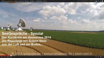 Kornkreis Ammersee 2014 in Raisting – Crop Circle Germany – OFFIZIELL – Seegespräche Robert Stein