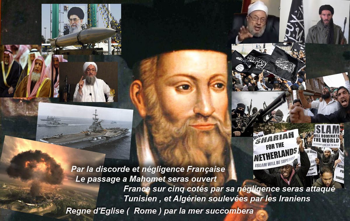 Nostradamus predictions guerre contre l’Islam Rome conquis par les musulmans