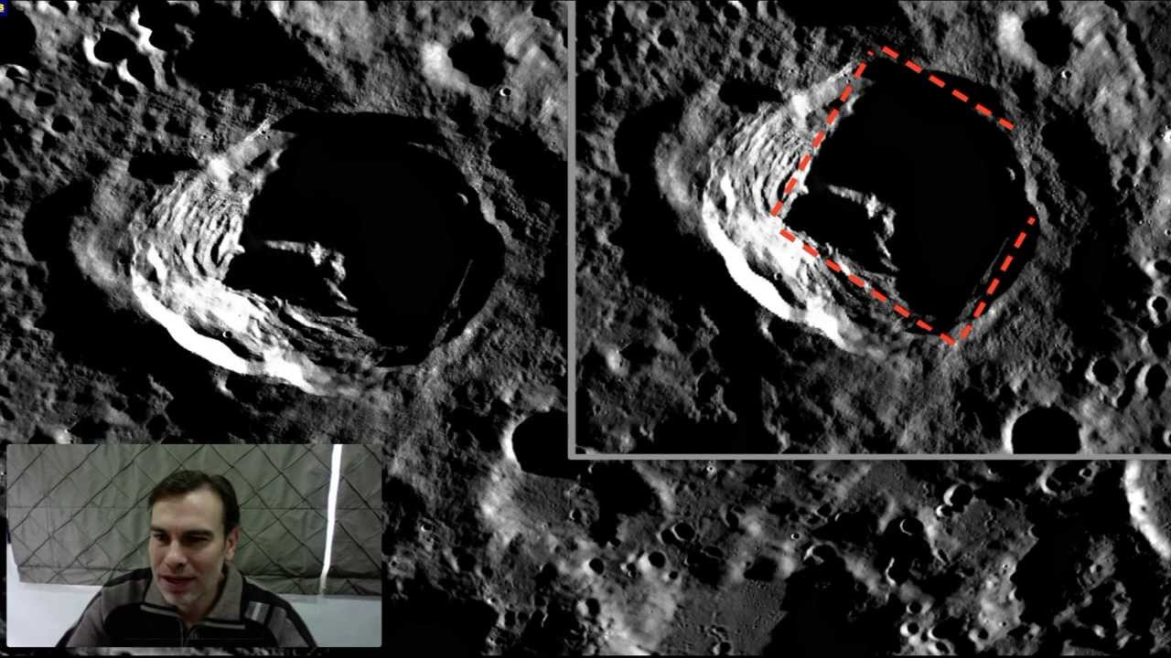 Massive 4 Wall Structure In De Forest Crater, Moon, HD March 15, 2014, UFO Sighting News.