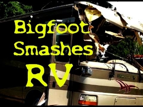 Bigfoot smashes RV windows; Police investigate