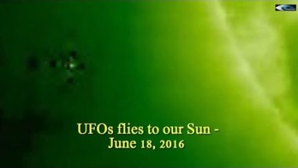UFOs flies to our Sun – June 18, 2016