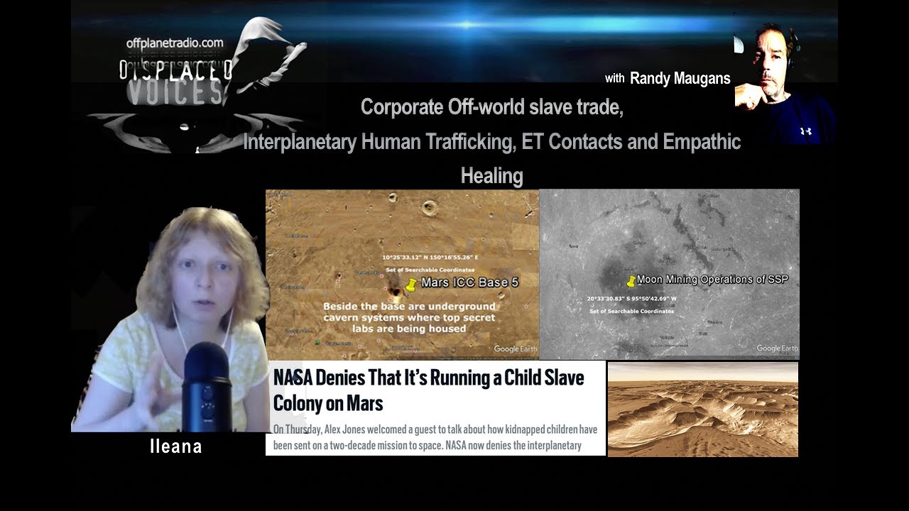Ileana: Corporate Off-world Slave Trade, Interplanetary Human Trafficking, ET Contacts