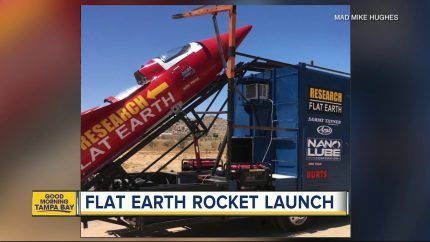 California man launching homemade rocket to prove Earth is flat