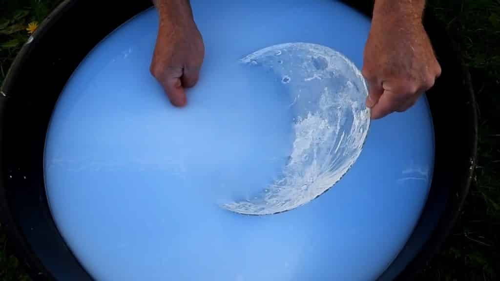 Moon Phases Experiment, flat earth