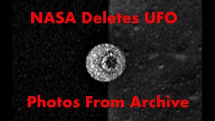 UFO Exits Door In Moon Deleted From NASA Image Archive, April 2019, UFO Sighting News.
