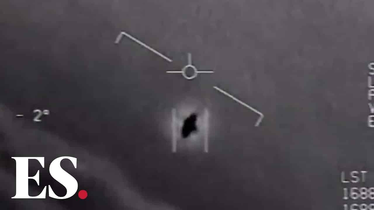 Pentagon officially release footage of "unidentified flying objects" taken by US Navy pilots
