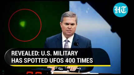 Pentagon admits to 400 UFO sightings & 11 encounters; Shows video 'proof' at U.S. Cong hearing – TheTruthBehind